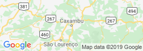 Caxambu map
